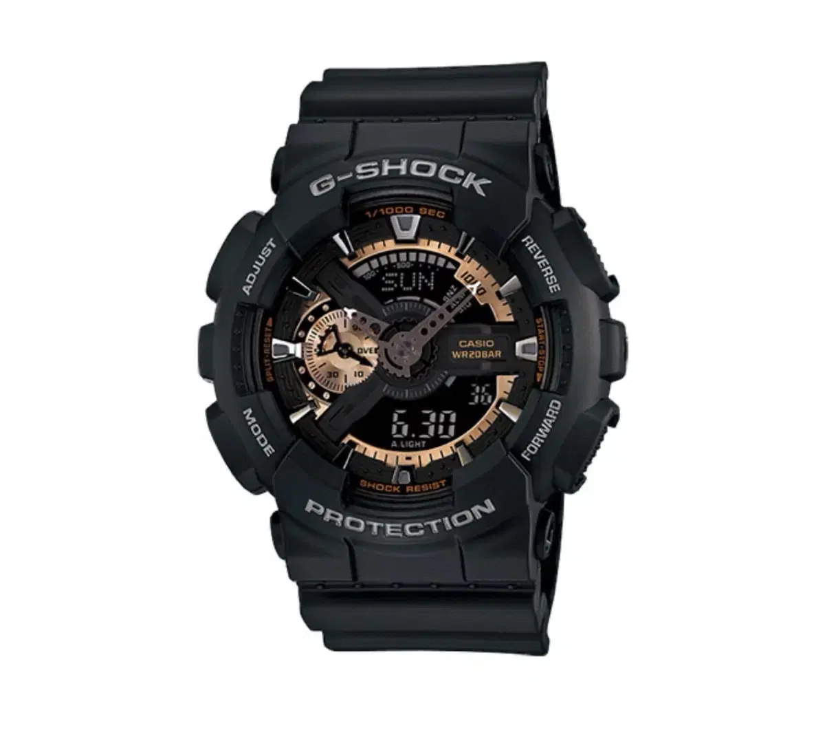 카시오 지샥 빅페이스 시계 G-SHOCK GA-110RG-1A BIG F